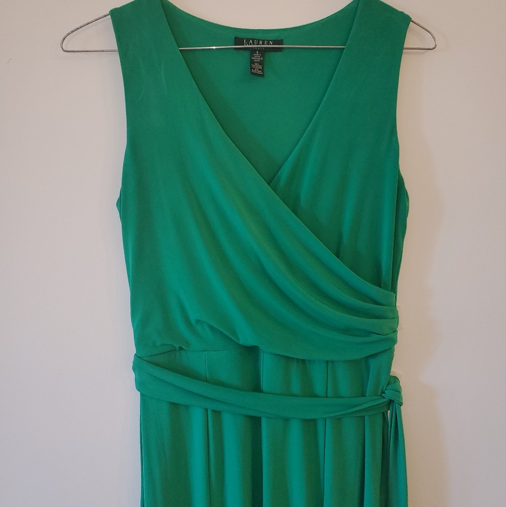 Lauren by Ralph Lauren Midi dress Green Size 6